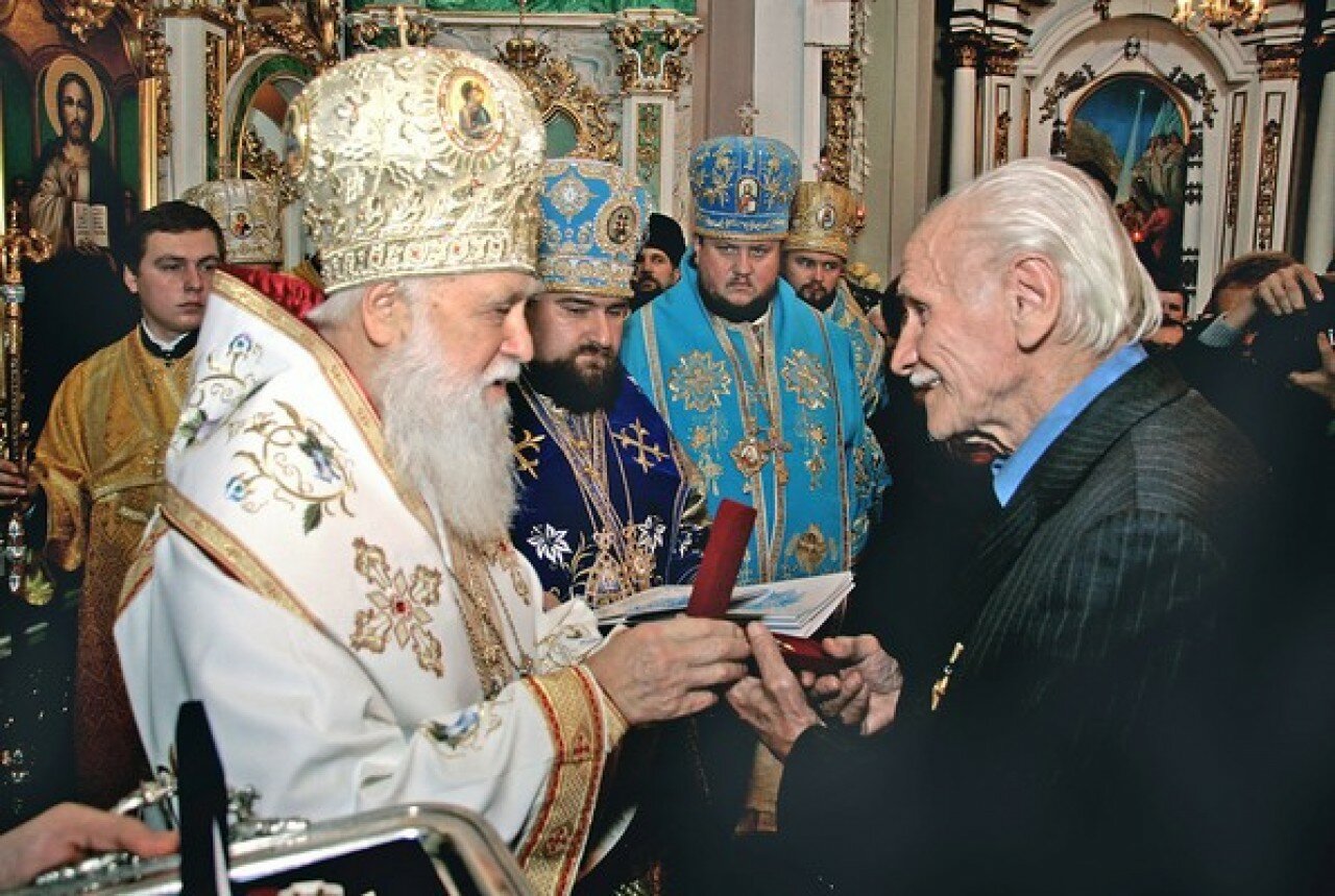 Патріарх Філарет і Борис Возницький